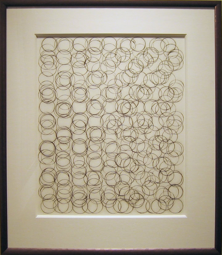 Clearfield One, 2006, oil pastel on paper, 31 × 26 in, abstract painting by Stephen Giannetti, Davis California